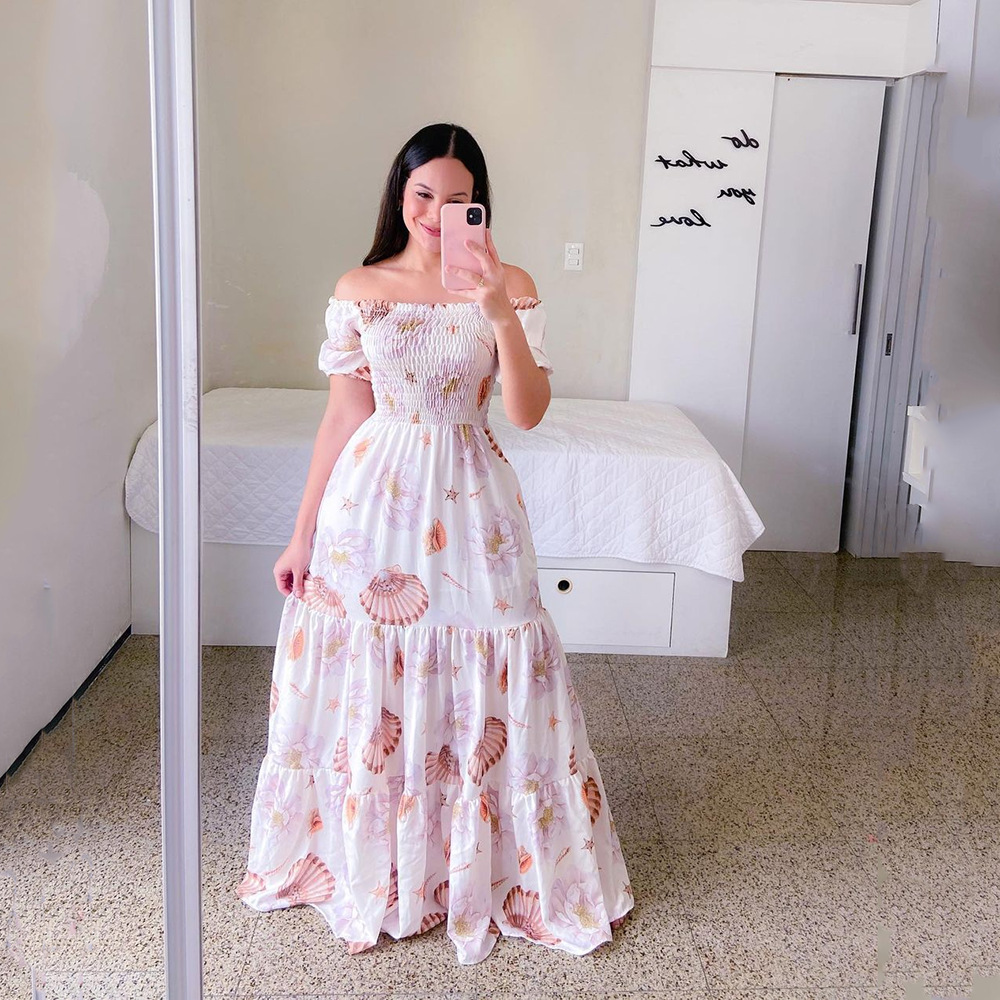 Women's Floral Summer Maxi Dress