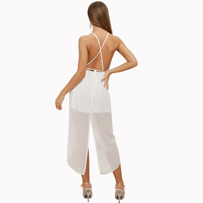 Lace Trimmed Asymmetrical Slip Dress Sexy Design Elegant Style Perfect for Parties Wholesale Available