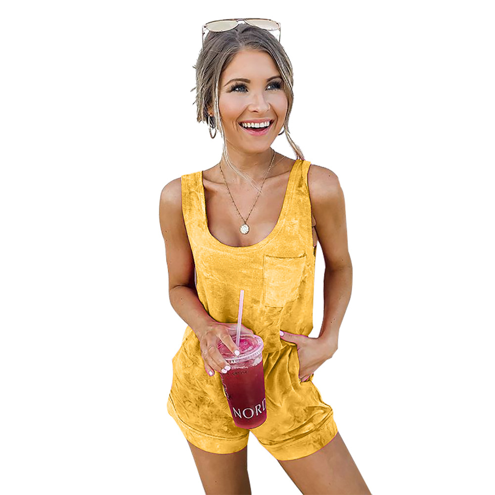 Womens Casual Solid Color Slim Fit Jumpsuit Comfortable Fabric Stylish Design Versatile for Summer Ready to Ship