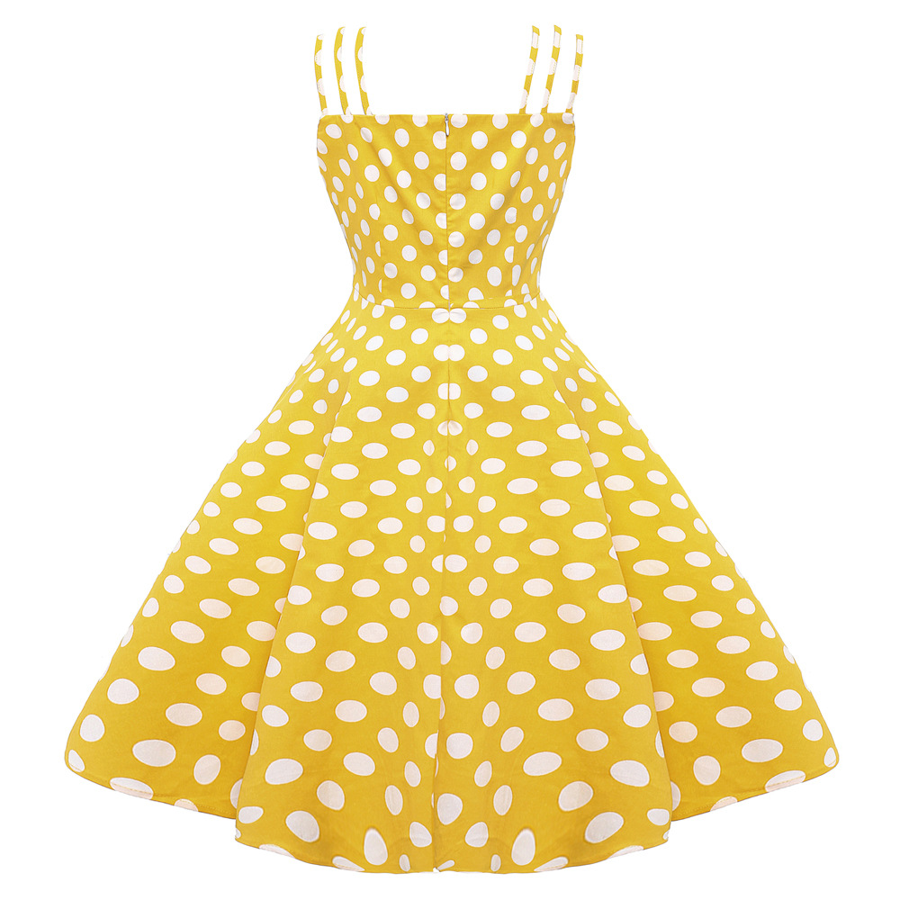 Fashionable Womens Casual Polka Dot Strapless Dress Trendy Design Comfortable Fit Versatile for Parties or Daily Wear