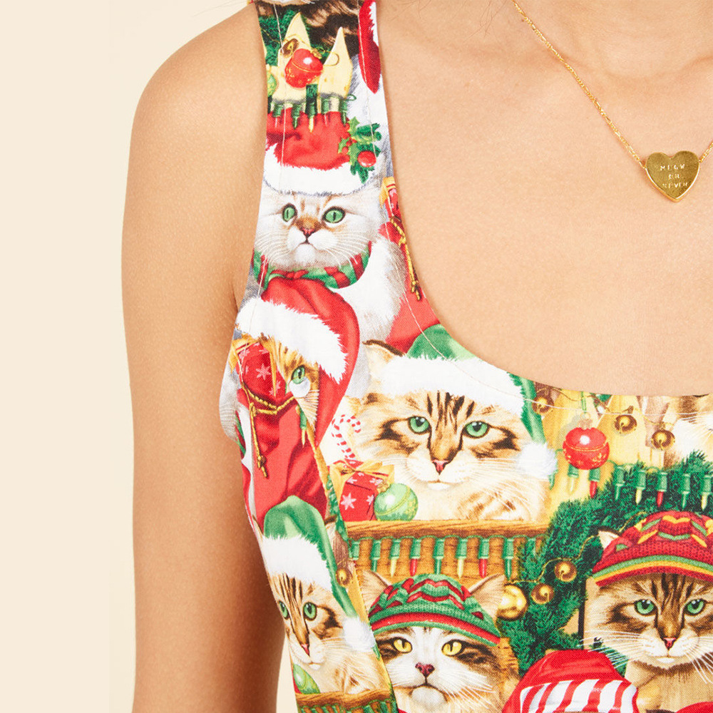 Womens Floral Print Slip Dress Trendy Design Spring Summer Style Perfect for Christmas Celebrations Wholesale