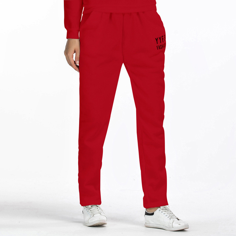 Womens Fleece Lined Casual Pants Mid Rise Straight Leg Multiple Colors Ideal for Autumn and Winter Wholesale