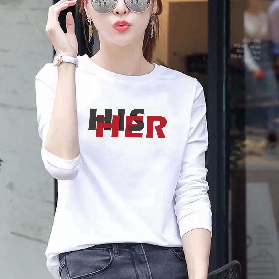 Womens Loose Fit Round Neck Long Sleeve T Shirt 95 Cotton Floral Print Plus Size Casual Spring Wear Wholesale