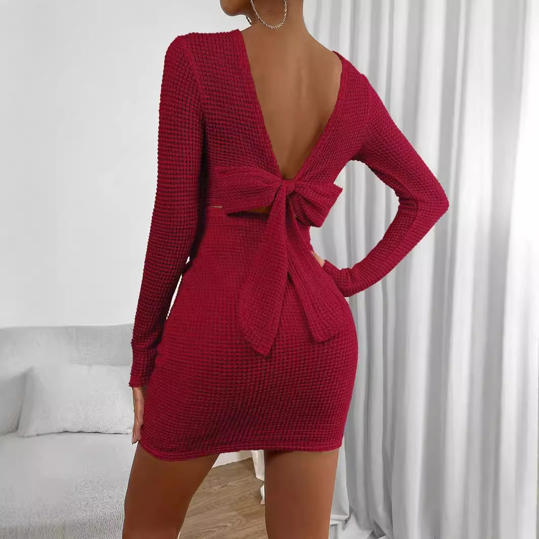 Women's Mini High Waist Bodycon Dress