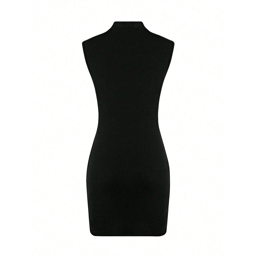 French Style Intellectual Women's Dress Summer Sweet High Waist Bodycon Mini Dress