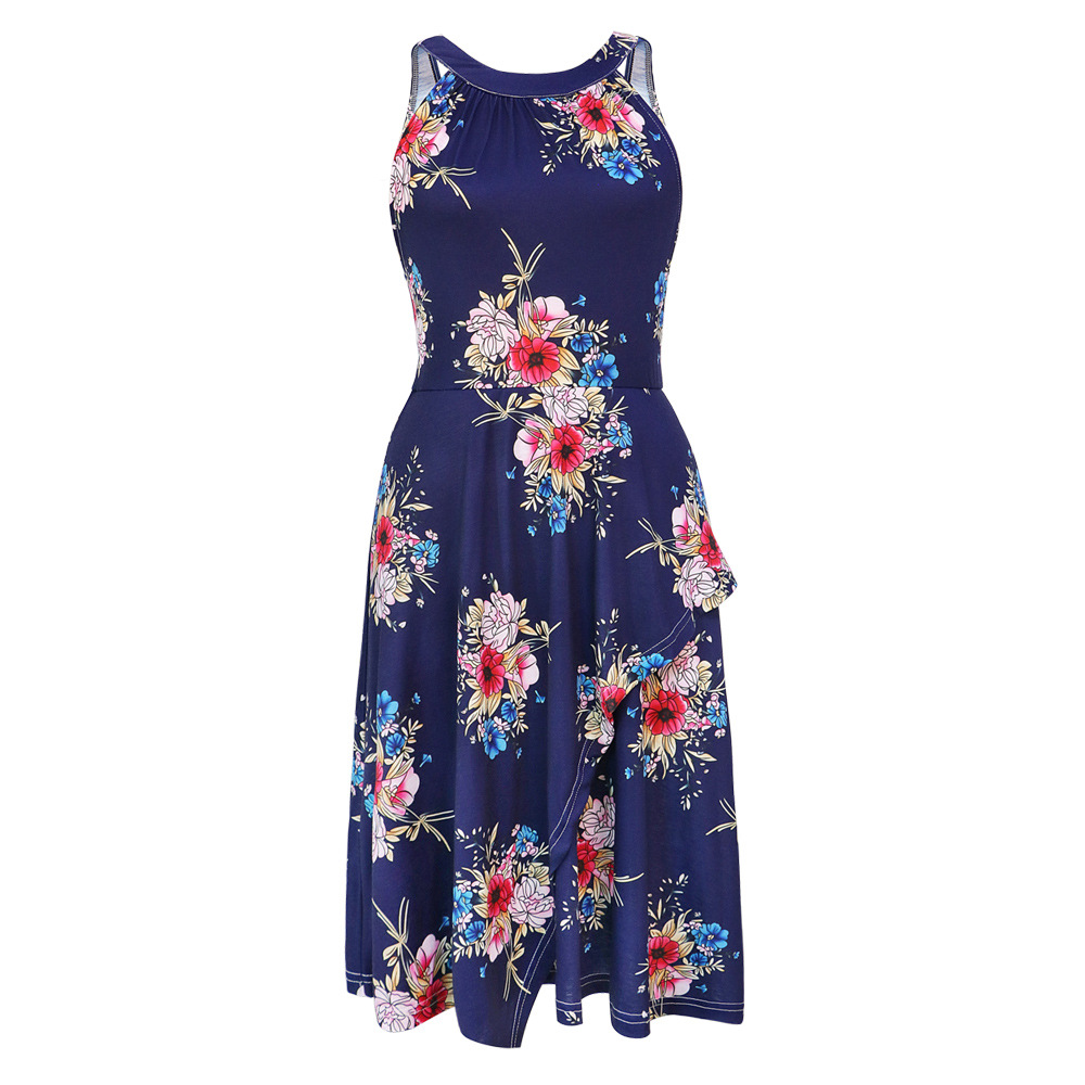 Bohemian Maxi Dress Sleeveless Casual Lightweight Fabric Spring Summer Womens Fashion Wholesale Available