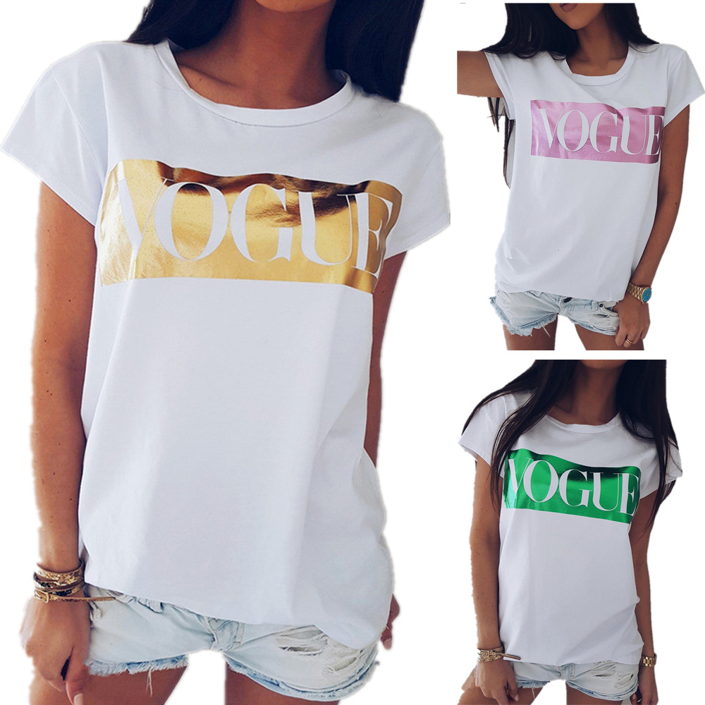 Summer Floral Print Short Sleeve T Shirt Round Neck Casual Style Comfortable Fabric Wholesale Available