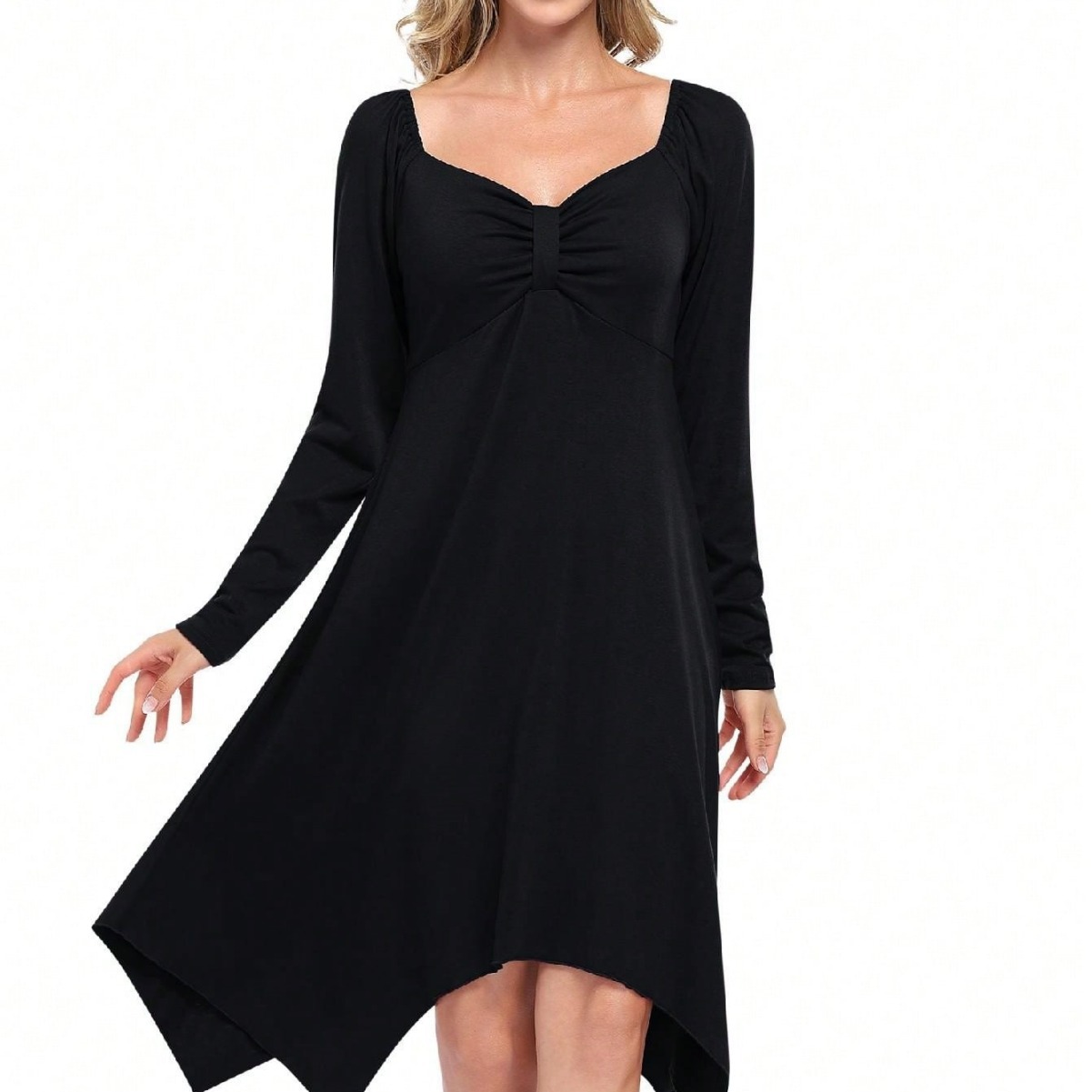 Women's Casual Maxi Midi High Waist Office Dress