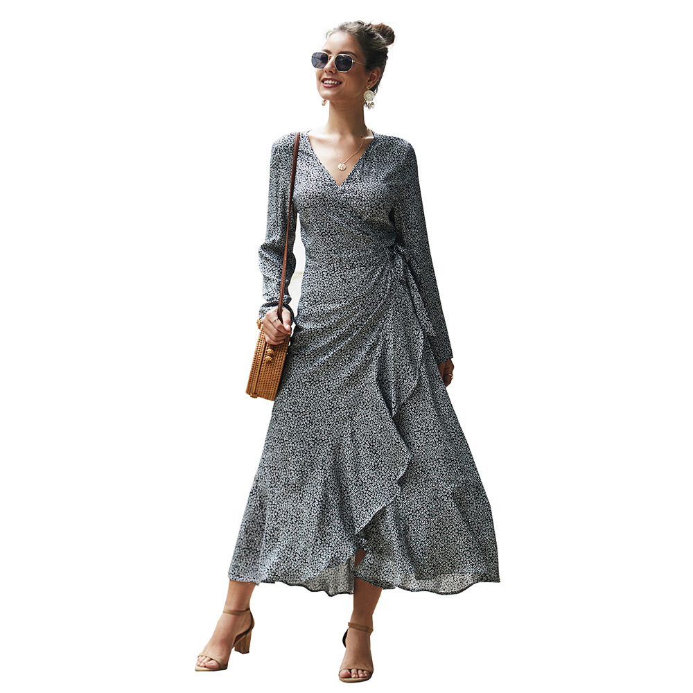 Fashion Womens Long Sleeve Dress Original Design Autumn Winter Collection Stylish Look Wholesale Available