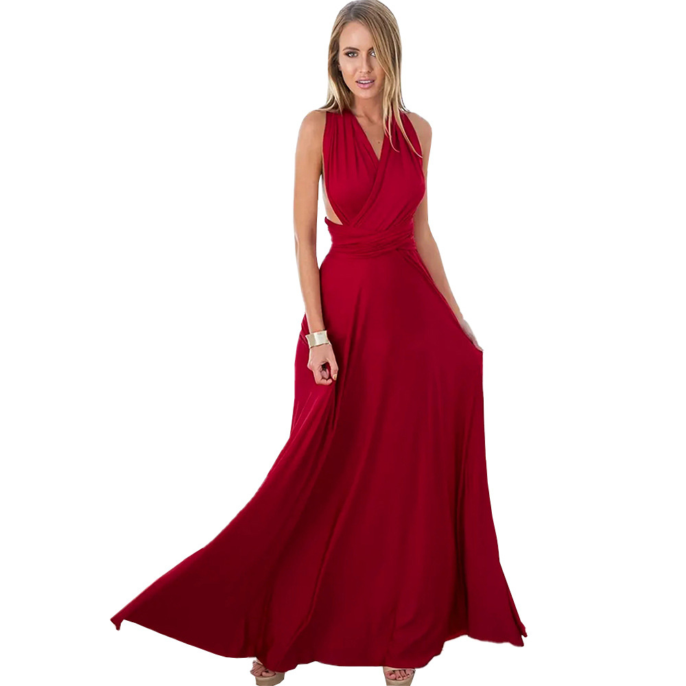 Women's Summer Strappy Maxi Dress