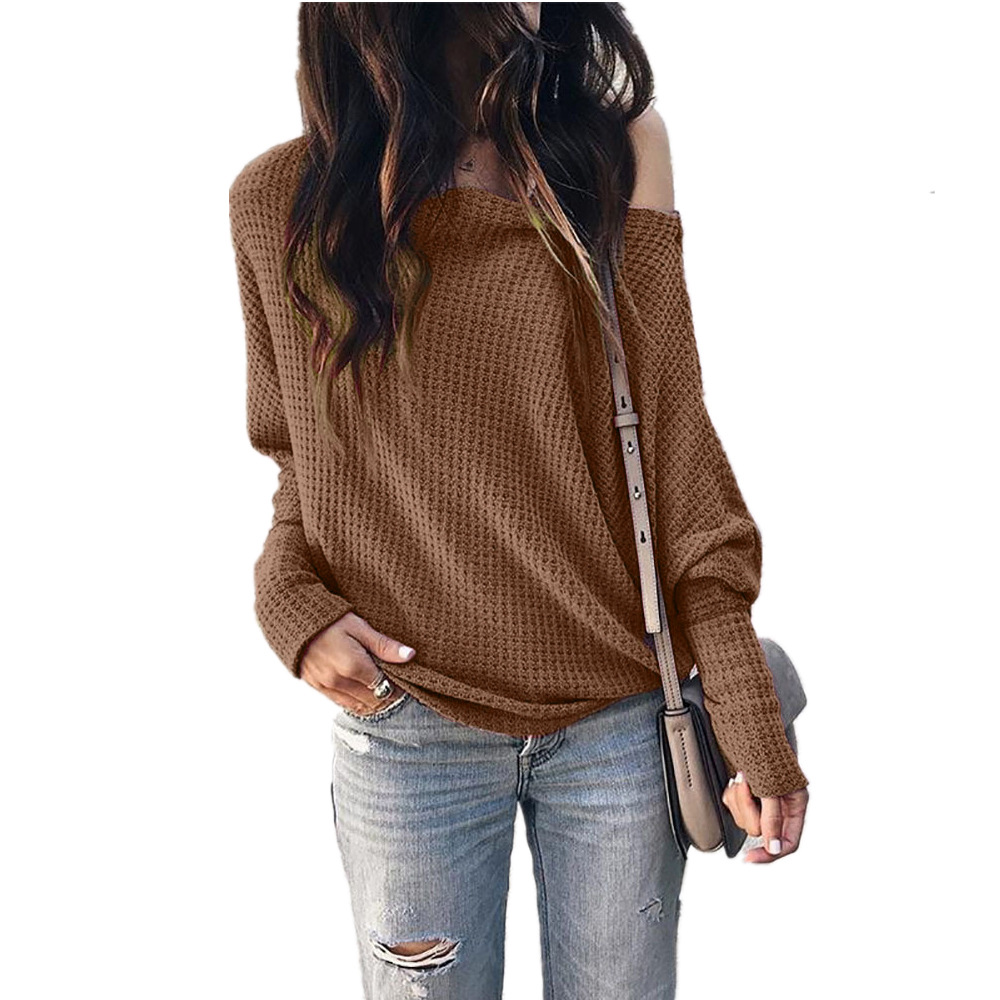 Off Shoulder Lantern Sleeve Batwing Top Stylish Fall Design Comfortable Fit Trendy Colors Perfect for Casual Outings
