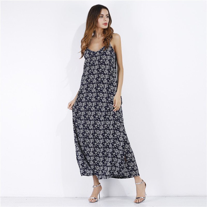 Floral Beach Dress Lightweight Casual Summer Style Perfect for Vacations Wholesale Available