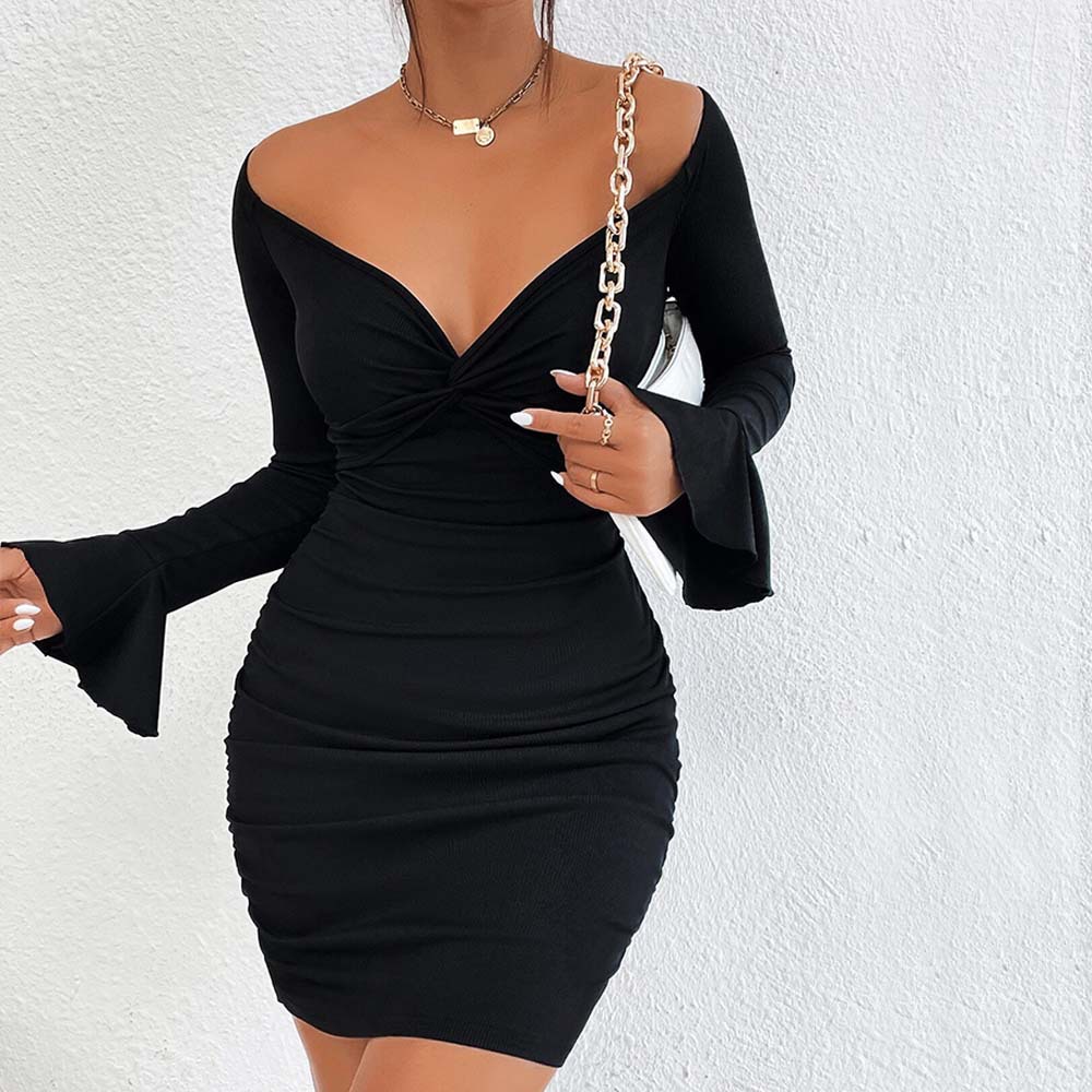 Women's Elegant Slim Fit Mini Dress