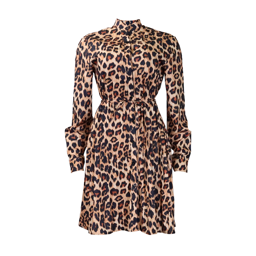 European Market Plus Size Dress — Fashionable Printed Design, Pleated Style, Casual Wear — Trade Supply Available