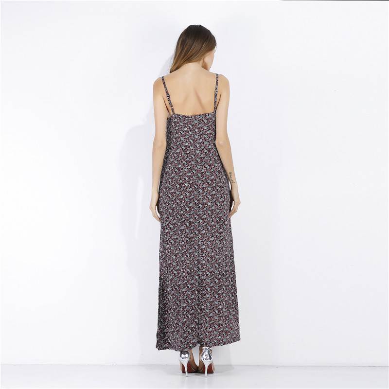 Floral Beach Dress Lightweight Casual Summer Style Perfect for Vacations Wholesale Available