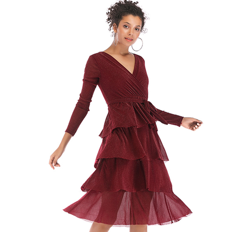 Spring Dress Slim Fit Mid Length Elegant Design Womens Fashion for Casual Occasions Wholesale Available