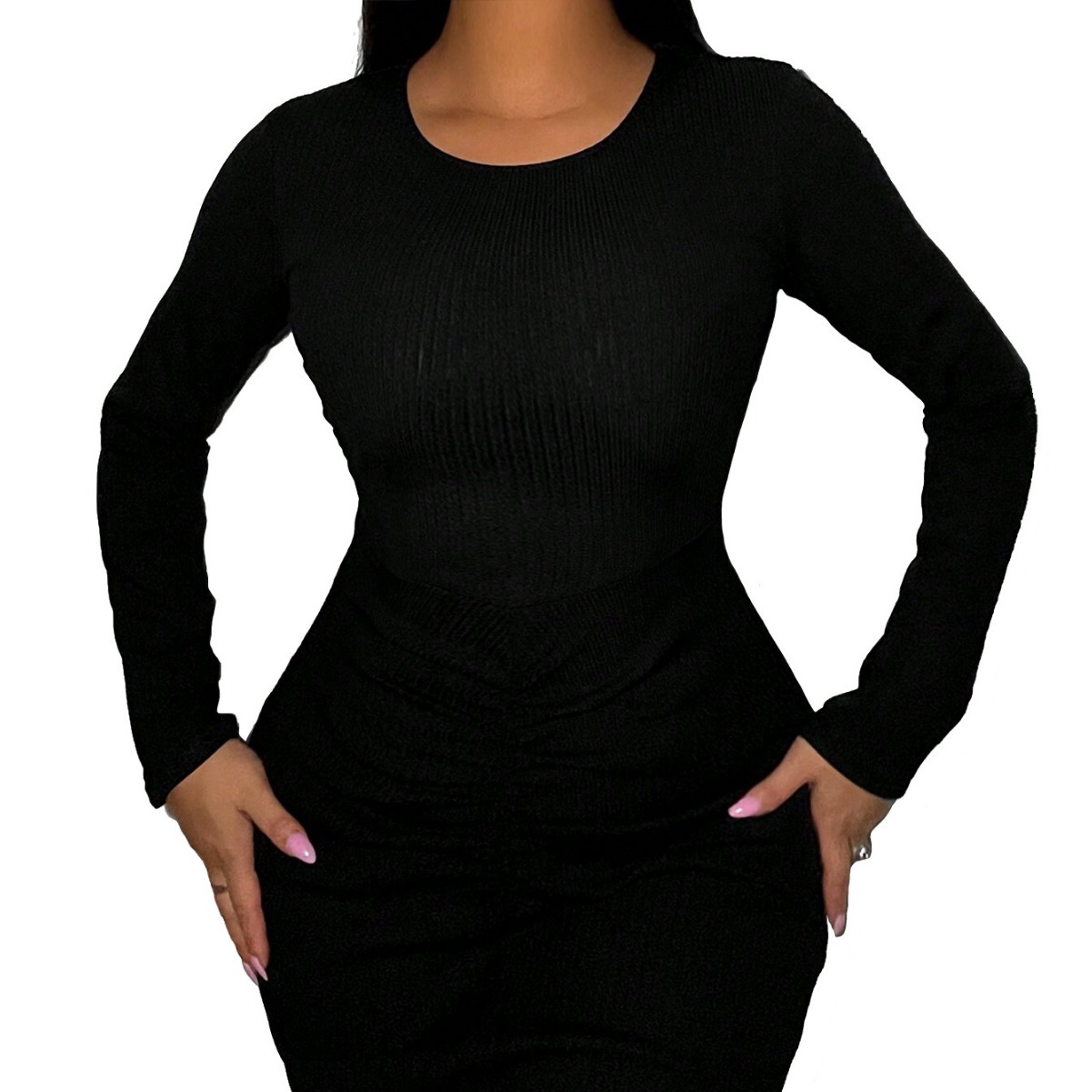 Women's Mini High Waist Bodycon Dress