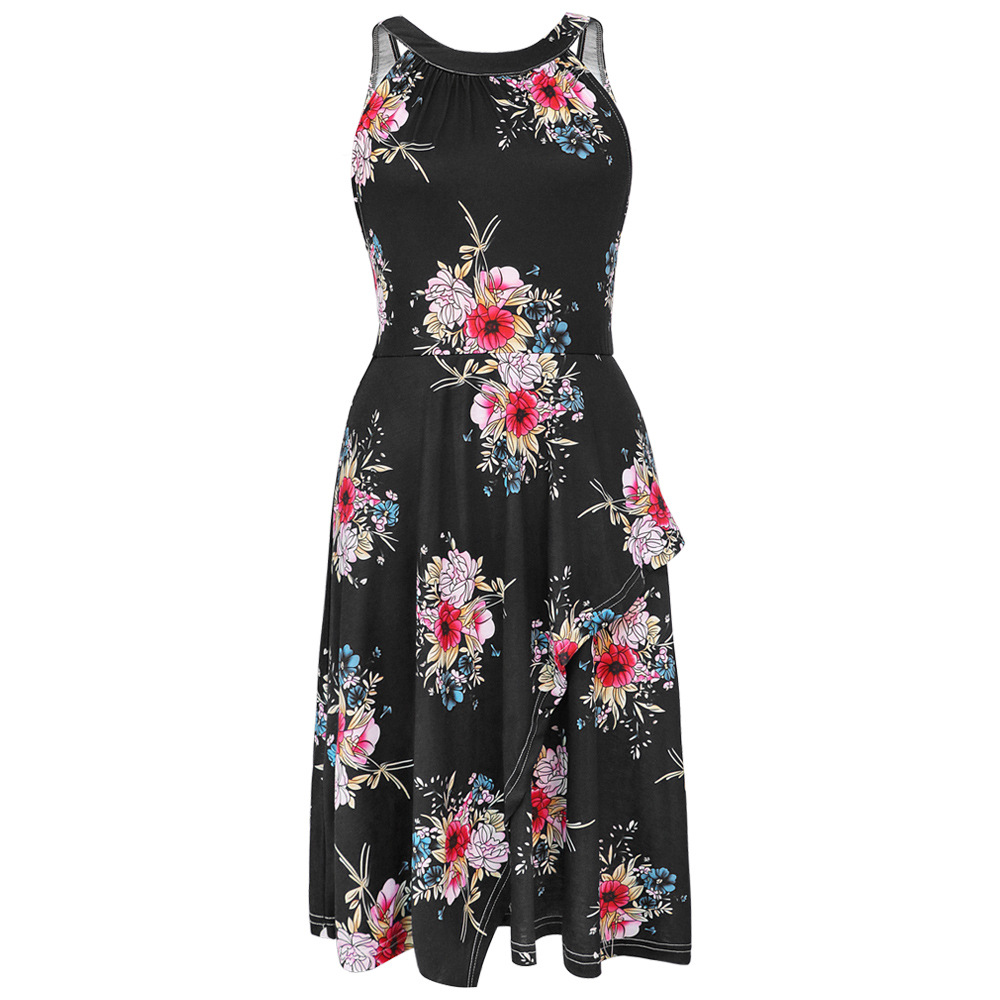 Bohemian Maxi Dress Sleeveless Casual Lightweight Fabric Spring Summer Womens Fashion Wholesale Available