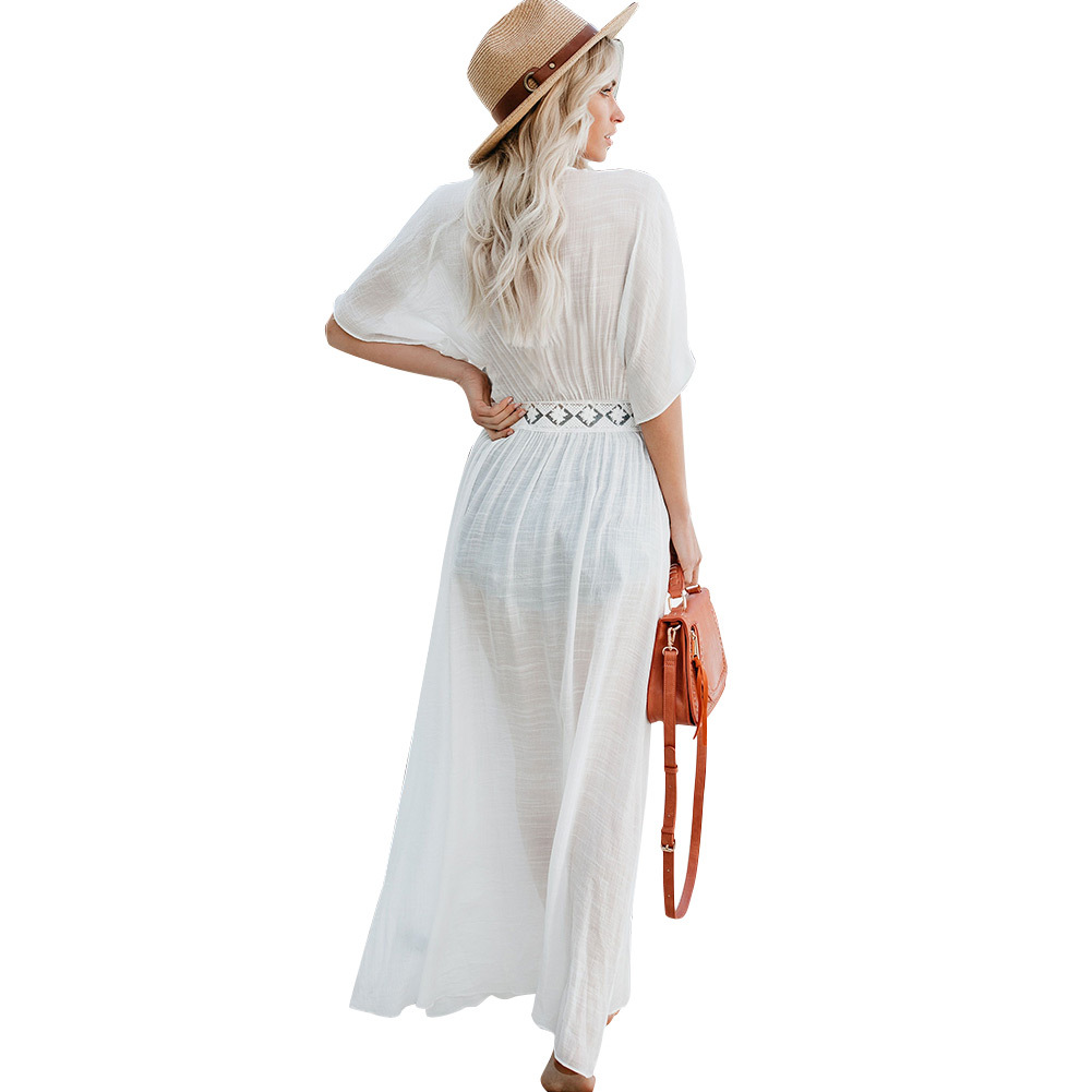 Lace Dress for Women Elegant Design Lightweight Fabric Versatile Style Perfect for Beach or Casual Occasions