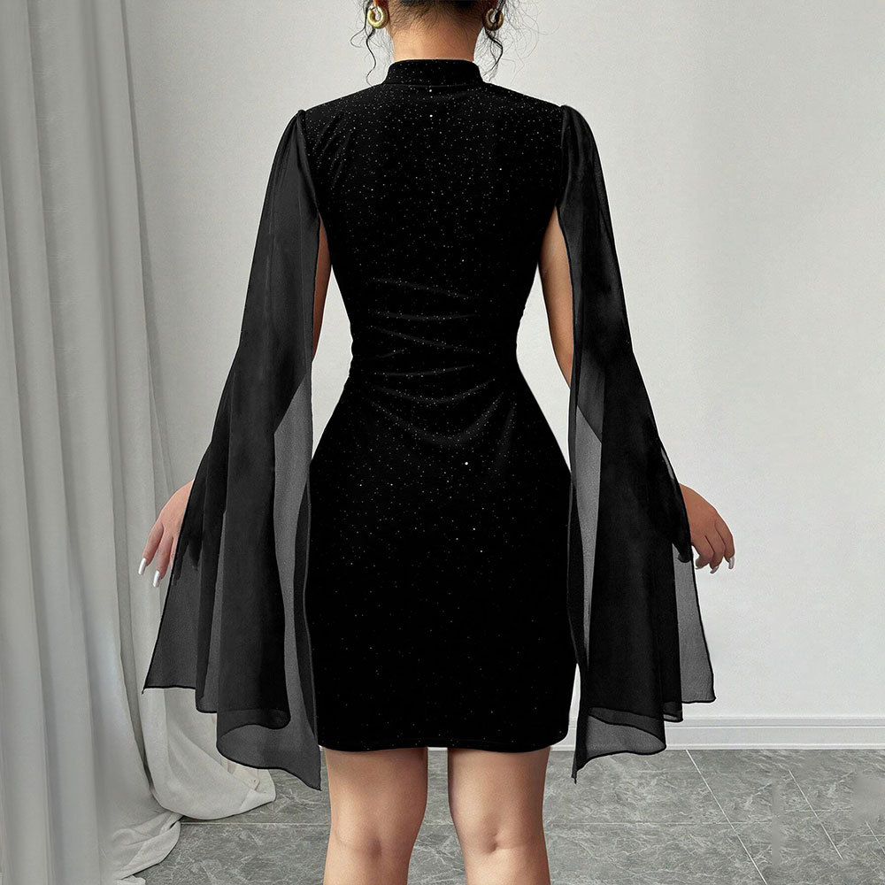 Women's Slim Fit Short-Sleeve Dress