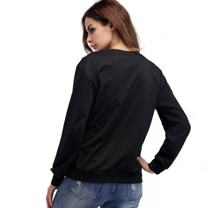 Graphic Print Long Sleeve T Shirt Casual Style Round Neck Loose Fit Ideal for Everyday Wear Wholesale Available