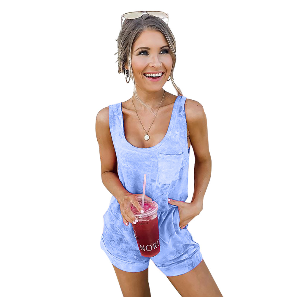 Womens Casual Solid Color Slim Fit Jumpsuit Comfortable Fabric Stylish Design Versatile for Summer Ready to Ship