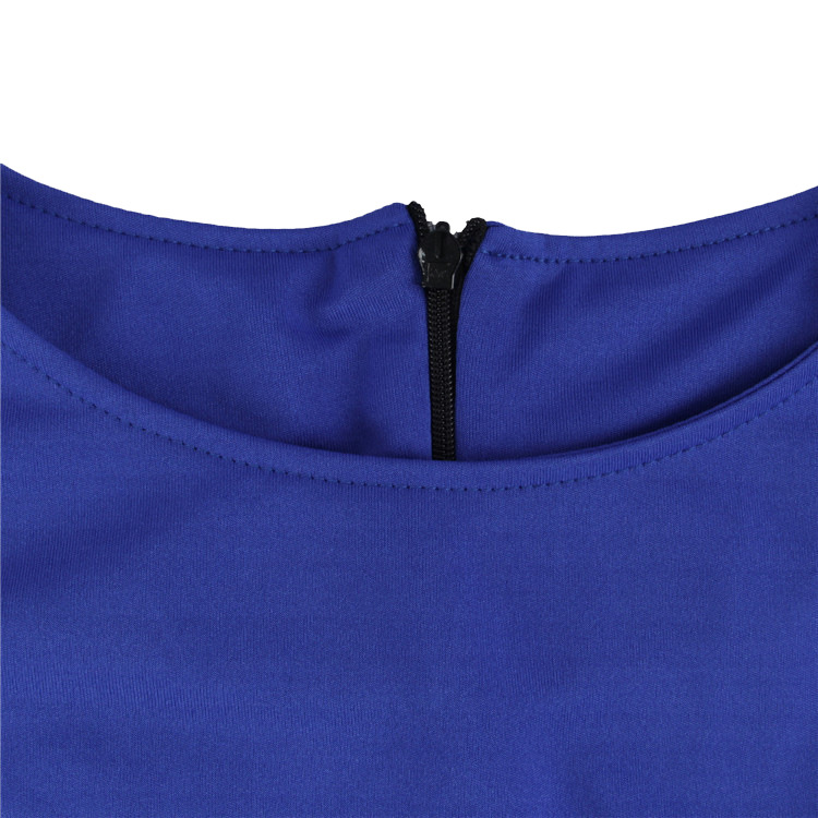 Womens Vintage Sleeveless A Line Dress Solid Color Waist Defined Flowy Skirt Spring Summer Collection Wholesale