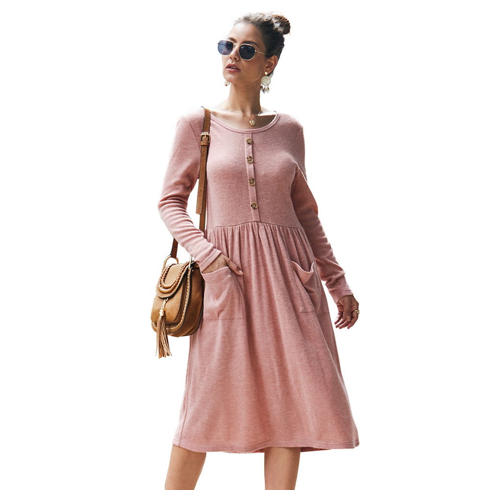 Knitted Bodycon Dress Original Design Autumn Winter Style Comfortable Fabric Trendy Colors Wholesale Available