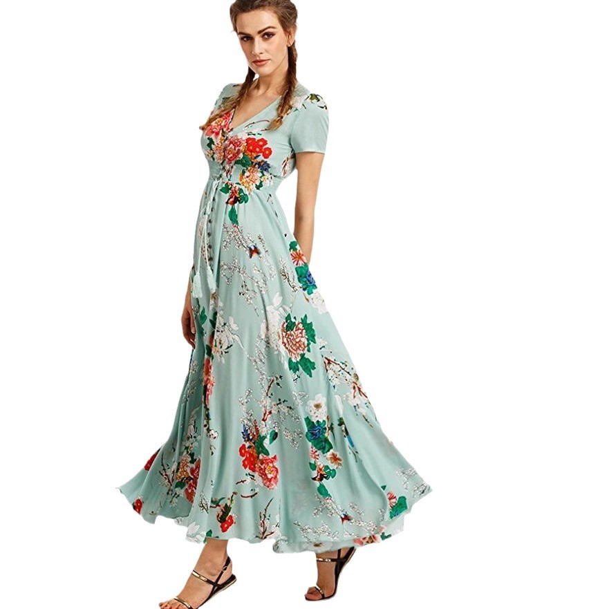 Women's Vintage Relaxed Vacation Dresses