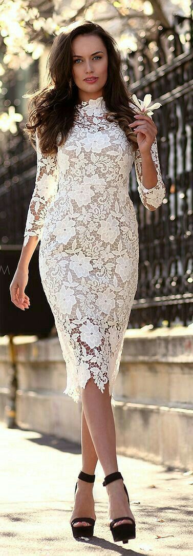 Womens Lace Long Sleeve Pencil Skirt Elegant Design Comfortable Fit Versatile Style Perfect for Parties or Office
