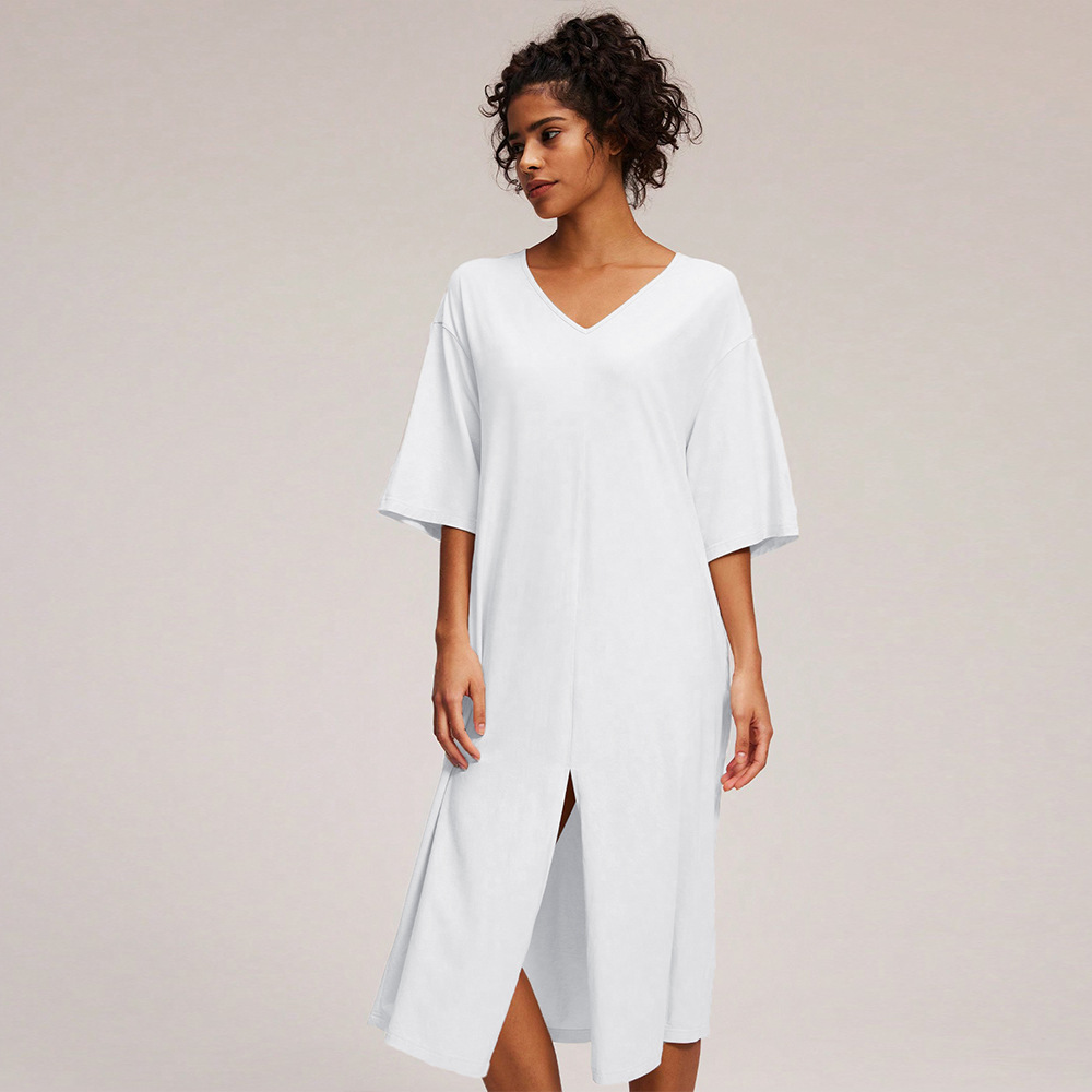 Women's Summer Casual V-Neck Dress