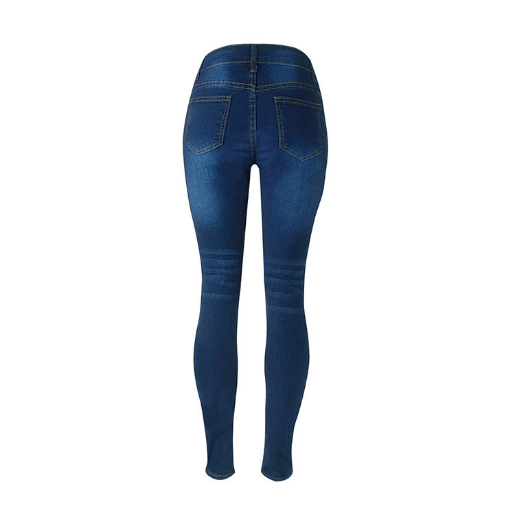 Womens Ripped Skinny Jeans Autumn Winter Style Comfortable Fit Trendy Design Wholesale Available