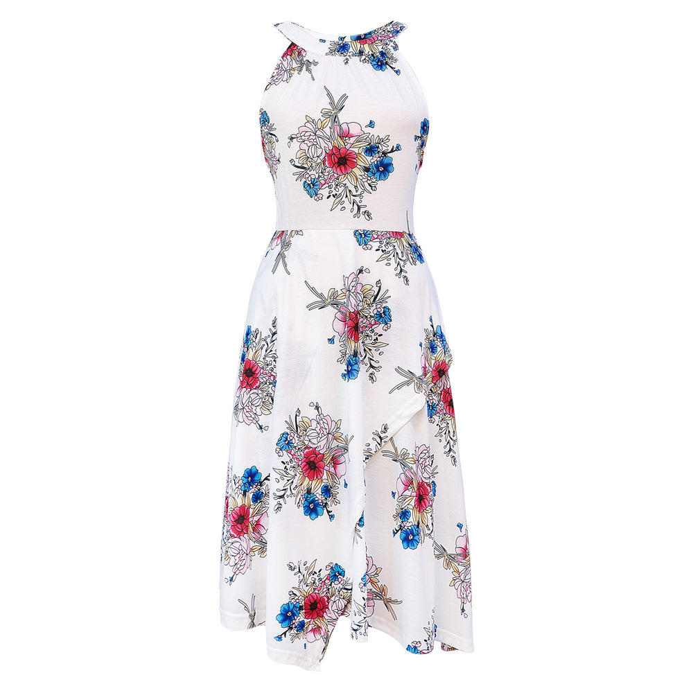 Bohemian Maxi Dress Sleeveless Casual Lightweight Fabric Spring Summer Womens Fashion Wholesale Available