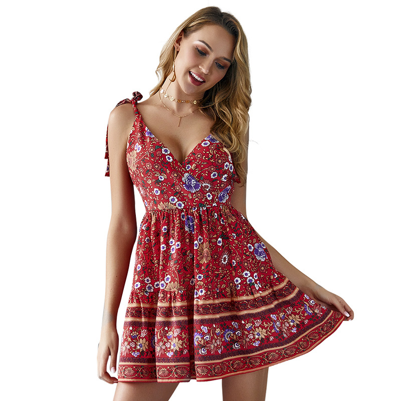Summer Womens Dress Original Design Trendy Style Comfortable Fabric Perfect for Casual Outings Wholesale Available