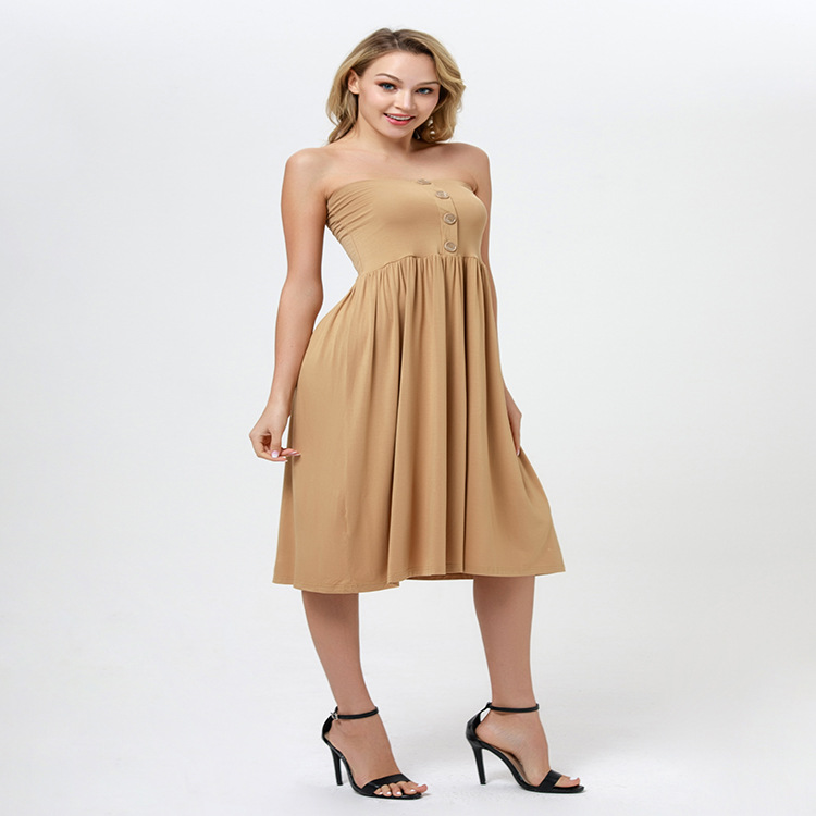 Spring Fashion Womens Wrap Dress Elegant Flowy Sexy Perfect for Parties or Events Wholesale Available