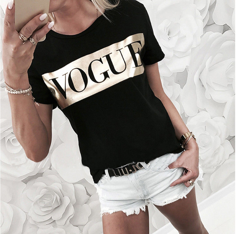 Summer Floral Print Short Sleeve T Shirt Round Neck Casual Style Comfortable Fabric Wholesale Available