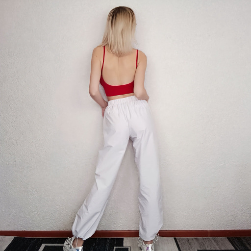 Womens High Waisted Cargo Pants Lightweight Drawstring Casual Spring Summer Wholesale Available