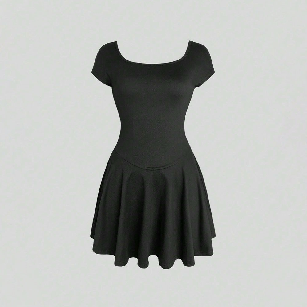 French Style Pure Desire Sexy Dress Summer New Backless Waist Slim Short Dress