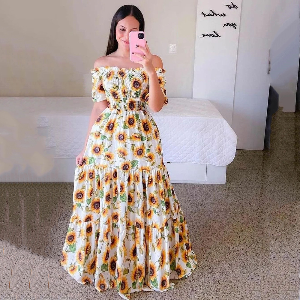 Women's Floral Summer Maxi Dress
