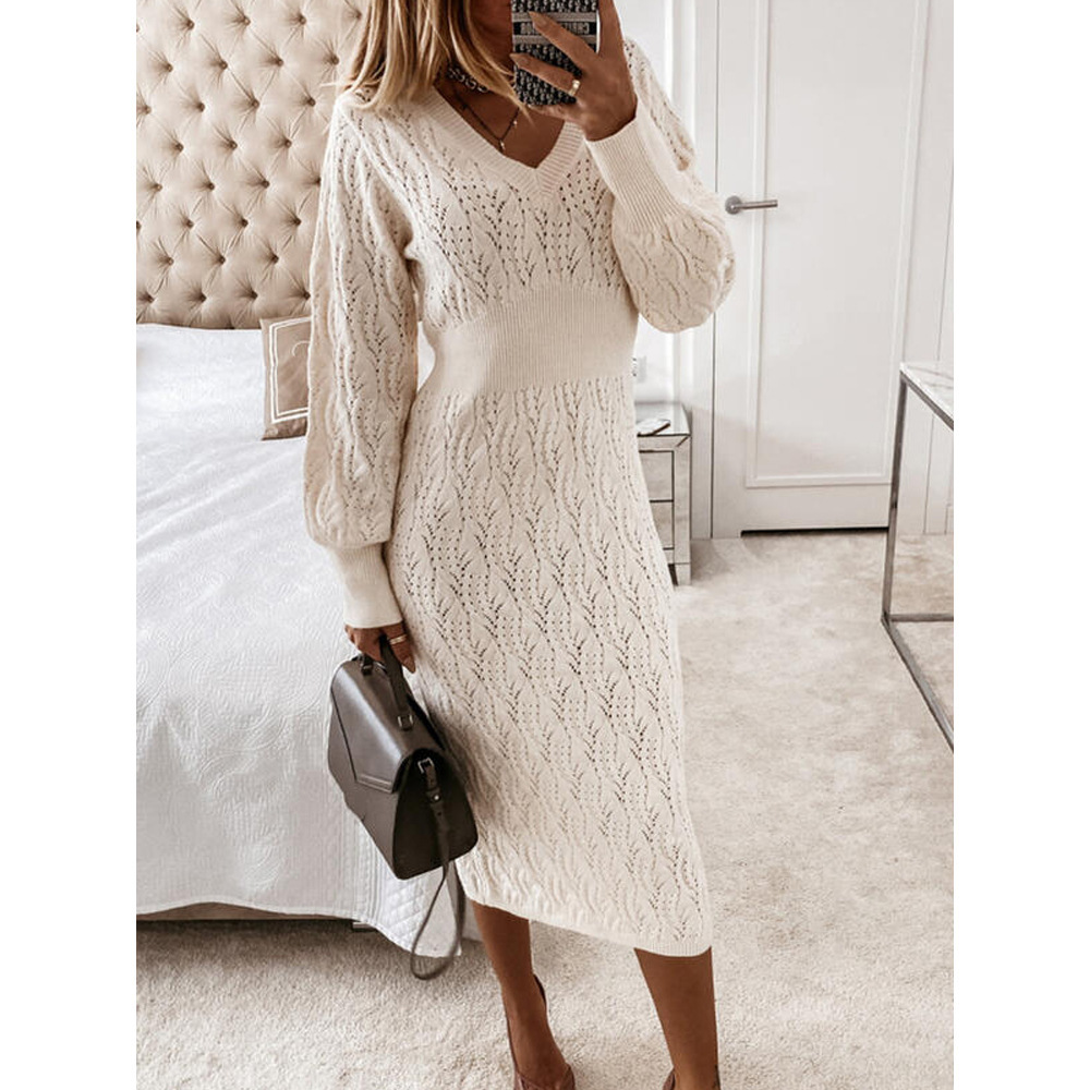 Long Sleeve Knitted Sweater Warm Sexy Bodycon Fit Autumn Fashion for Women Wholesale Available