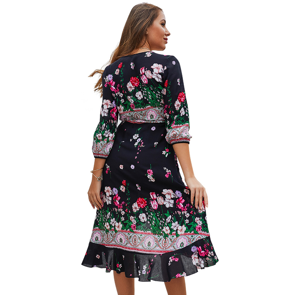 Original Design Long Sleeve Midi Dress Elegant Style Comfortable Fabric Versatile for Casual or Formal Occasions