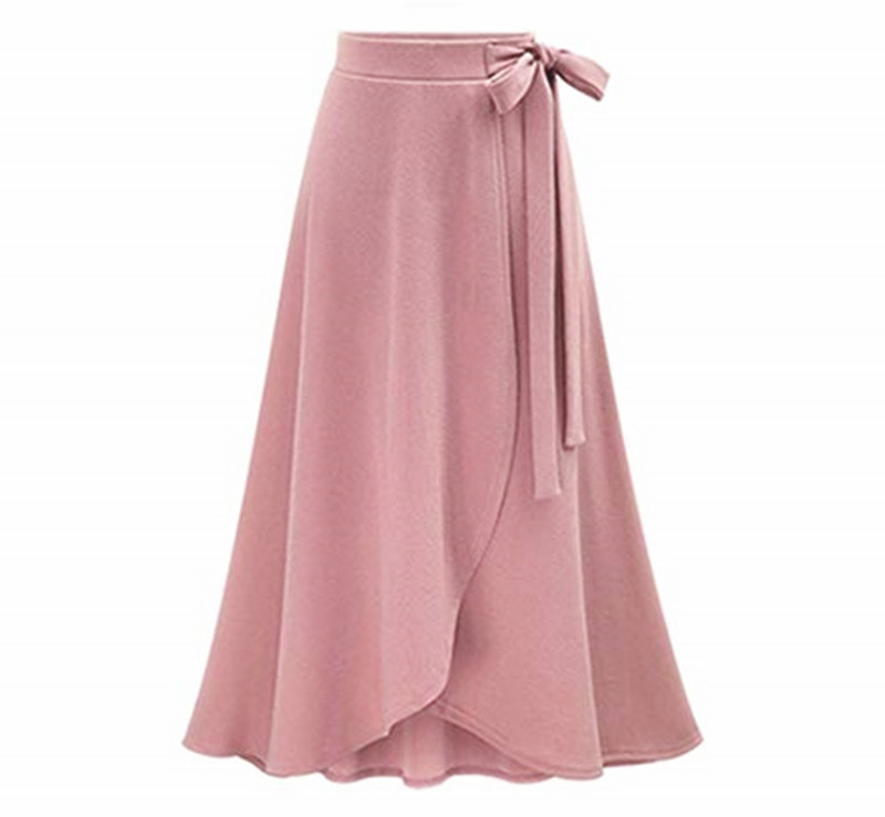 High Waist Midi Skirt Split Design Plus Size Adjustable Tie Casual or Formal Wear Ready to Ship