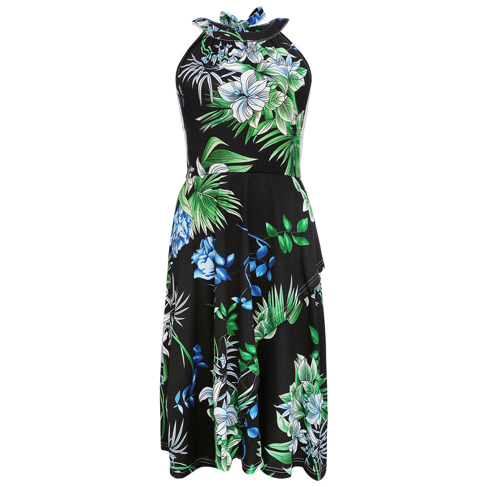 Bohemian Maxi Dress Sleeveless Casual Lightweight Fabric Spring Summer Womens Fashion Wholesale Available