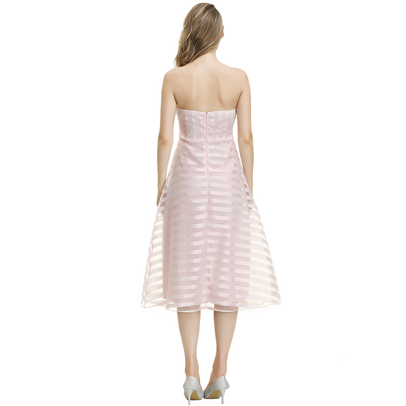 Womens Sleeveless Strapless Dress Sexy Design Autumn Collection Casual Wear Wholesale Available