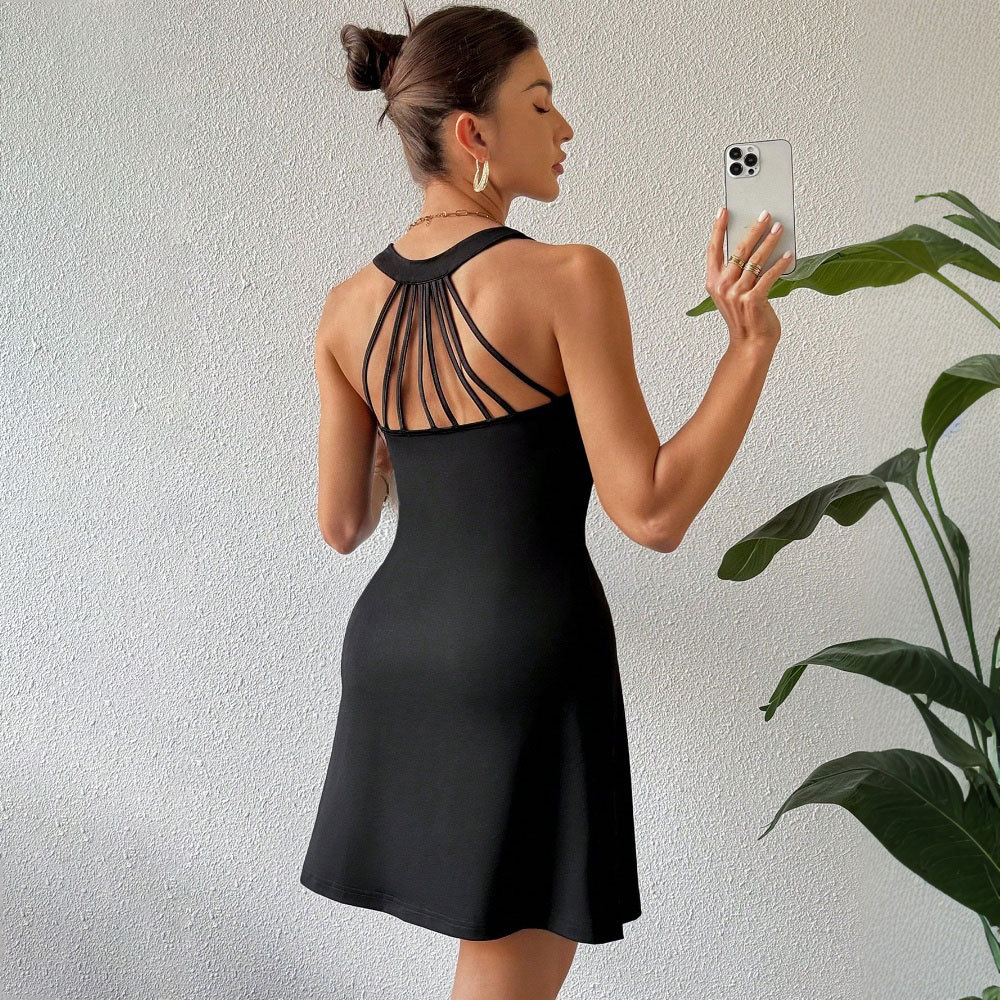 Women's Summer Casual Strappy Mini Dress