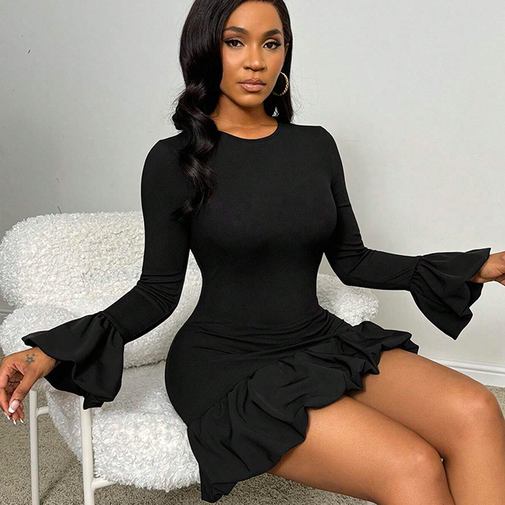 Women's Elegant Casual Slim Fit Mini Dress