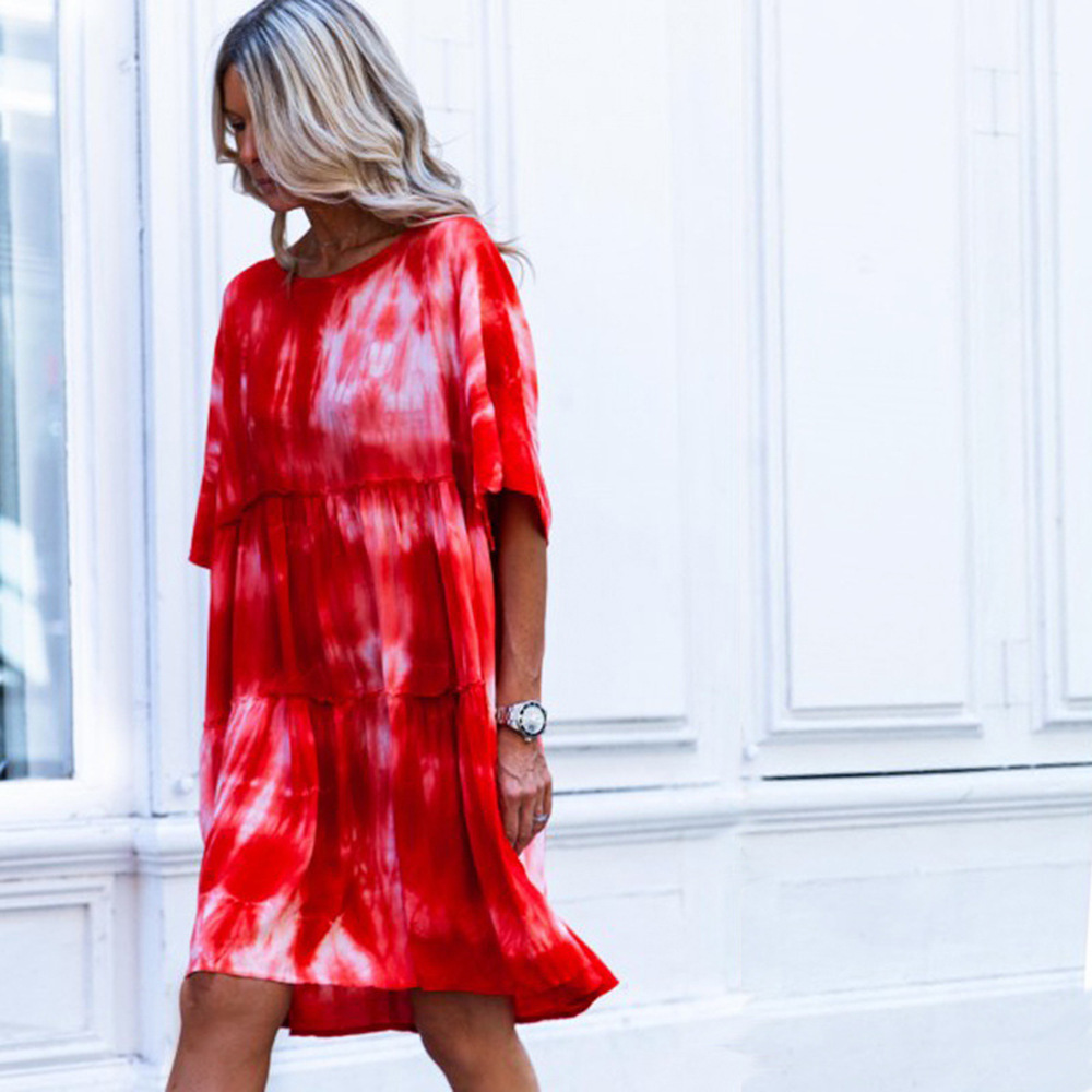 Womens Off Shoulder Dress Loose Fit Floral Print Spring Summer Style Perfect for Casual Outings Wholesale Available