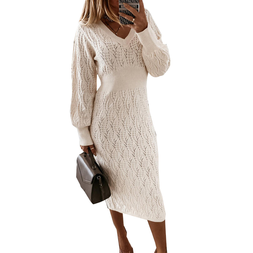 Long Sleeve Knitted Sweater Warm Sexy Bodycon Fit Autumn Fashion for Women Wholesale Available