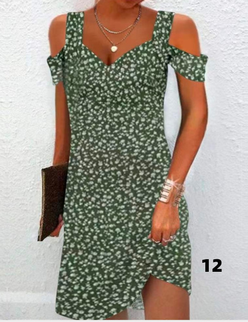 3D Digital Print Dress Summer Style Short Sleeve Comfortable Fabric Perfect for Casual Outings Wholesale Available