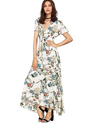 Women's Vintage Relaxed Vacation Dresses